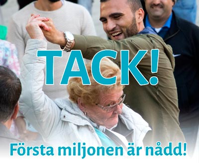 Första miljonen är nådd!